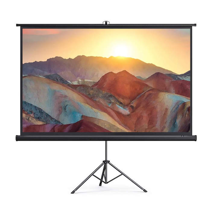 120 inch tripod screen hire Gold Coast