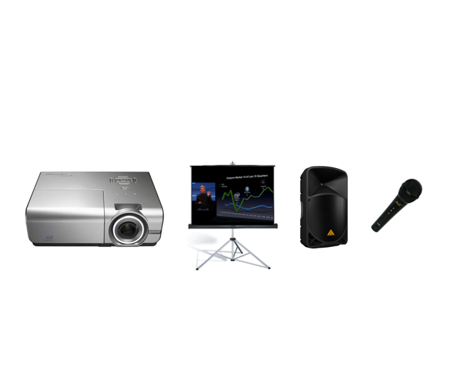corporate projector package hire Gold Coast